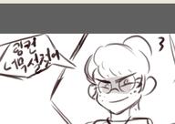 2016 artist:익명 character:lincoln_loud character:lynn_loud comic dialogue korean sketch text // 358x254 // 43KB