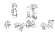 2016 artist:flockdraw character:dipper_pines character:leni_loud character:lincoln_loud character:lola_loud character:lori_loud character:luan_loud character:lucy_loud character:luna_loud crossover dialogue gravity_falls group lucycoln sketch text // 800x480 // 79KB