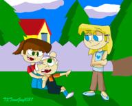 2016 aged_down artist:txtoonguy1037 character:lincoln_loud character:lori_loud character:lynn_loud // 2424x1944 // 120KB