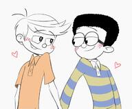 character:clyde_mcbride character:lincoln_loud clincoln yaoi // 1210x1000 // 83KB
