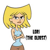2016 arms_crossed artist:scobionicle99 character:lori_loud solo style_parody text total_drama // 3000x3000 // 524KB
