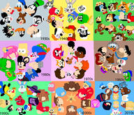2016 artist:famihamu64 character:bart_simpson character:darkwing_duck character:foghorn_leghorn character:jerry_mouse character:johnny_bravo character:lori_loud character:rick_sanchez character:scrappy_doo character:tom_cat character_request cow_and_chicken crossover // 1707x1467 // 817KB