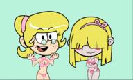 artist:the_laborer artist_self_insert blushing character:lucy_loud looking_at_viewer original_character pigslut swimsuit // 1446x877 // 271KB