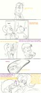 2017 angry artist:tmntfan85 bruise bruised character:lincoln_loud character:luan_loud character:luna_loud comic crying dialogue drool frowning hurt looking_at_another looking_down one_eye_closed open_mouth punch punching raised_eyebrow saliva sketch tears text // 1240x2758 // 995KB