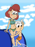 artist:thulevector00 beckycoln bikini blushing character:becky character:lincoln_loud swimsuit tagme // 3000x4000 // 1.9MB