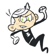 2016 artist_request character:lincoln_loud cosplay danny_phantom solo // 600x600 // 143KB