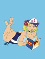 aged_up alternate_outfit artist:chillguydraws ass au:thicc_verse big_ass big_breasts character:lori_loud crossover dc_comics gym_clothes gym_shorts shorts solo thick_thighs // 2550x3300 // 782KB