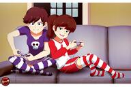 artist:aleuz91 character:luna_loud character:lynn_loud controller gamer games looking_at_viewer playing sitting smiling tagme video_game // 7854x5236 // 2.2MB