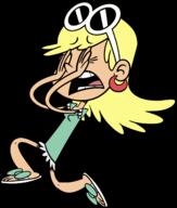2016 character:leni_loud covering_eyes crying eyes_closed open_mouth running solo transparent_background vector_art // 1280x1507 // 354KB