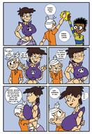 artist:caglioro3666 big_breasts character:clyde_mcbride character:lincoln_loud character:luna_loud comic comic:the_loud_harem dialogue lunacoln nipple_outline size_difference spanish tagme wide_hips // 1184x1719 // 462KB