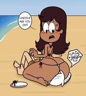 2023 aged_up artist:takeshi1000 beach bikini blushing character:darcy_helmandollar character:lincoln_loud darcycoln dialogue facesitting interracial looking_down swimsuit tagme thick_thighs // 1939x2153 // 1.6MB
