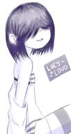 2016 artist:supersuperaldy character:lucy_loud solo swimsuit text // 449x848 // 217KB