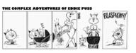 2016 artist:chris_savino black_and_white character:eddie_puss comic dialogue eddie_puss text the_complex_adventures_of_eddie_puss // 1280x503 // 140KB