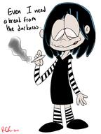 2016 character:lucy_loud dialogue drugged hair_apart solo text weed // 1495x1993 // 502KB