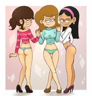 artist:masterohyeah ass character:fiona character:jackie character:mandee panties tagme underwear // 2338x2433 // 387KB