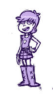 2016 character:luna_loud hand_on_hip sketch solo // 339x600 // 50KB