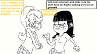 2018 angry artist:tmntfan85 character:luan_loud character:maggie dialogue tears text // 1052x587 // 145KB