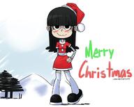 alternate_outfit artist:donchibi character:maggie christmas santa_hat tagme // 1200x961 // 481.8KB