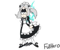 2016 artist:fullhero18 character:bloody_marie parody skullgirls solo style_parody // 600x500 // 116KB