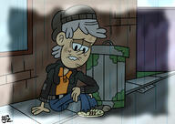 aged_up artist:jake-zubrod character:lincoln_loud fanfiction:brother_in_shade sad sitting solo // 1280x906 // 139.2KB
