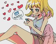 character:lori_loud hearts holding_object phone sitting smiling solo // 681x547 // 70KB