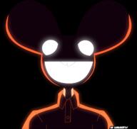 2017 artist:lueduartv character:lincoln_loud cosplay deadmau5 open_mouth parody smiling solo // 807x765 // 172KB