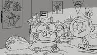 2016 angry artist:kharkhouv bulbasaur character:el_diablo character:lana_loud character:lincoln_loud charmander crossover monkey pajamas pokemon sleeping snake squirtle swinub text // 640x360 // 57KB
