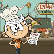 character:lincoln_loud chef_hat lynns_table official_art solo // 919x919 // 131.7KB