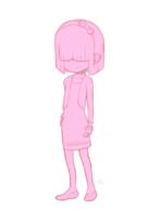 2017 alternate_hairstyle alternate_outfit artist:vs_drawfag bow character:lucy_loud earrings hand_on_hip pigslut solo // 638x825 // 106KB