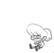 2016 4chan angry arms_crossed artist:drawfriend character:lynn_loud chibi sitting solo // 338x328 // 26.8KB