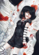 artist:jcm2 blood character:lucy_loud coffin hair_apart // 1240x1754 // 4.2MB
