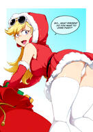 alternate_outfit artist:jcm2 bending_over character:leni_loud christmas looking_at_viewer looking_back present rear_view smiling tagme upskirt // 992x1403 // 621.9KB
