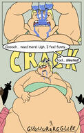 artist:newgainsplus character:leni_loud comic:the_lard_house expansion fat ripped_clothing solo ssbbw torn_clothes USSBBW weight_gain // 815x1280 // 237KB