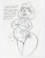 artist:trollie_trollenberg character:rita_loud pregnant solo swimsuit // 637x824 // 114KB