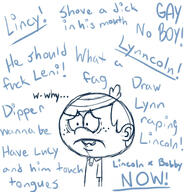 2016 character:lincoln_loud dialogue sketch solo text // 500x500 // 129KB