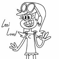 2016 artist:zimbono character:leni_loud solo // 1024x1024 // 92KB