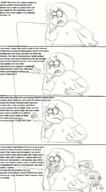 2017 angry artist:tmntfan85 character:lincoln_loud comic dialogue eyes_closed fist frowning hand_gesture holding_object laptop nipple_outline open_mouth picking_nose pimples pointing raised_eyebrow sign sketch smiling text // 1246x2250 // 923KB