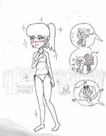 2017 artist:eus-kun beach bikini character:leni_loud character:lincoln_loud character:lucy_loud character:lynn_loud character:lynn_loud_sr character:rita_loud dialogue feet group one_piece_swimsuit swimsuit text two_piece_swimsuit umbrella // 1024x1316 // 159KB