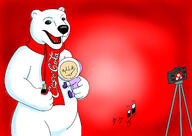 2016 artist:takeshi1000 camera carrying character:lily_loud christmas coca-cola eyes_closed holiday polar_bear smiling winter_clothes // 1280x907 // 196KB