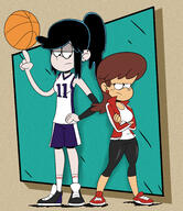 aged_up artist:sonson-sensei basketball character:lucy_loud character:lynn_loud half-closed_eyes looking_at_another tagme // 2598x3000 // 8.8MB