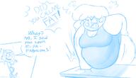 2016 angry artist:superspoe character:lincoln_loud character:lori_loud dialogue fat sketch ssbbw text // 3500x2000 // 1.9MB