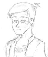 2016 aged_up artist:yourhead character:lincoln_loud fanfiction:godless_sound sketch solo // 519x615 // 66KB