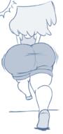 2019 artist:distancedpsyche ass character:lori_loud rear_view solo tagme thick_thighs wide_hips // 470x998 // 148.8KB
