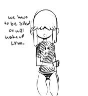 2016 character:lucy_loud dialogue lucycoln sketch solo text // 600x650 // 109KB