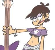 2016 character:luna_loud guitar holding_object instrument midriff solo // 1014x929 // 399.7KB