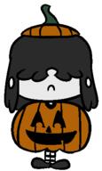 2016 artist:skeluigi character:lucy_loud costume halloween pumpkin solo // 271x454 // 7.1KB