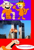 2017 animal_costume artist:pb character:lana_loud character:lincoln_loud comic costume dialogue garfield parody photo simple_background text // 795x1156 // 135KB