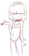 2017 artist:vs_drawfag bikini character:lucy_loud pigslut solo swimsuit // 446x853 // 103KB