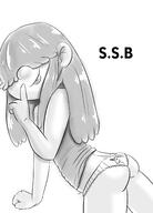 artist:ssb ass character:lucy_loud looking_at_viewer panties rear_view sketch smiling solo tongue_out underwear // 2362x3282 // 837.9KB
