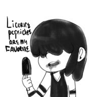 2016 artist:rainbowsprinkles character:lucy_loud dialogue solo text // 688x750 // 278KB